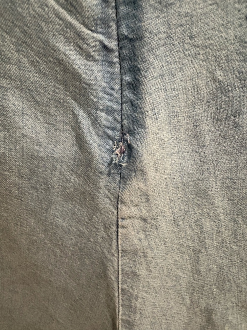 Zara Light Blue Short Sleeve Denim Romper - Picture 5 of 6